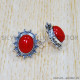 Coral 925 Sterling Silver Earrings (SJWES-258) Coral 925 Sterling Silver Earrings (SJWES-258)
