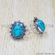 Turquoise 925 Sterling Silver Earrings (SJWES-262) Turquoise 925 Sterling Silver Earrings (SJWES-262)
