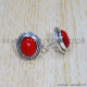 Coral 925 Sterling Silver Earrings (SJWES-282) Coral 925 Sterling Silver Earrings (SJWES-282)