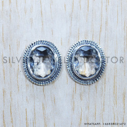 Crystal 925 Sterling Silver Earrings (SJWES-285)