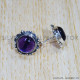 Amethyst 925 Sterling Silver Earrings (SJWES-295) Amethyst 925 Sterling Silver Earrings (SJWES-295)