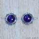 Amethyst 925 Sterling Silver Earrings (SJWES-295) Amethyst 925 Sterling Silver Earrings (SJWES-295)