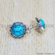 Turquoise 925 Sterling Silver Earrings (SJWES-296)