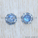 Rainbow Moonstone 925 Sterling Silver Earrings (SJWES-298) Rainbow Moonstone 925 Sterling Silver Earrings (SJWES-298)