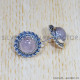 Rose Quartz 925 Sterling Silver Earrings (SJWES-307) Rose Quartz 925 Sterling Silver Earrings (SJWES-307)