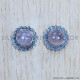 Rose Quartz 925 Sterling Silver Earrings (SJWES-307) Rose Quartz 925 Sterling Silver Earrings (SJWES-307)