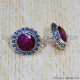 Ruby 925 Sterling Silver Earrings (SJWES-316)