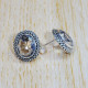 Crystal Gemstone Genuine 925 Sterling Silver Stylish Jewelry Stud Earring SJWES-331