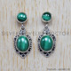 Malachite 925 Sterling Silver Stud Earrings (SJWES-34) Malachite 925 Sterling Silver Stud Earrings (SJWES-34)