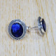 925 Sterling Silver Sapphire Gemstone Wholesale Price Jewelry Stud Earring SJWES-345