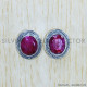 Ruby 925 Sterling Silver Earrings (SJWES-346) Ruby 925 Sterling Silver Earrings (SJWES-346)