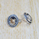 Crystal Gemstone Pure 925 Sterling Silver Classic Jewelry Stud Earring SJWES-348