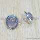 Rose Quartz 925 Sterling Silver Earrings (SJWES-357) Rose Quartz 925 Sterling Silver Earrings (SJWES-357)