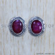 Ruby 925 Sterling Silver Earrings (SJWES-362) Ruby 925 Sterling Silver Earrings (SJWES-362)