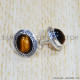 Tiger Eye 925 Sterling Silver Earrings (SJWES-363) Tiger Eye 925 Sterling Silver Earrings (SJWES-363)
