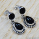 Black Onyx 925 Sterling Silver Stud Earrings (SJWES-37) Black Onyx 925 Sterling Silver Stud Earrings (SJWES-37)