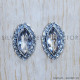 Crystal 925 Sterling Silver Earrings (SJWES-377) Crystal 925 Sterling Silver Earrings (SJWES-377)