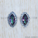 Mystic Topaz 925 Sterling Silver Earrings (SJWES-378) Mystic Topaz 925 Sterling Silver Earrings (SJWES-378)