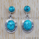 Turquoise 925 Sterling Silver Stud Earrings (SJWES-38) Turquoise 925 Sterling Silver Stud Earrings (SJWES-38)