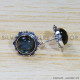 Labradorite 925 Sterling Silver Stud Earrings (SJWES-380)