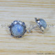 Rainbow Moonstone 925 Sterling Silver Stud Earrings (SJWES-383)