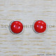 Coral 925 Sterling Silver Earrings (SJWES-386) Coral 925 Sterling Silver Earrings (SJWES-386)