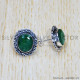 Emerald 925 Sterling Silver Earrings (SJWES-392) Emerald 925 Sterling Silver Earrings (SJWES-392)
