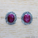 Ruby 925 Sterling Silver Earrings (SJWES-393) Ruby 925 Sterling Silver Earrings (SJWES-393)