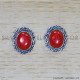 Coral 925 Sterling Silver Earrings (SJWES-395) Coral 925 Sterling Silver Earrings (SJWES-395)