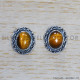 Tiger Eye 925 Sterling Silver Earrings (SJWES-396) Tiger Eye 925 Sterling Silver Earrings (SJWES-396)