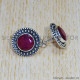 Ruby 925 Sterling Silver Earrings (SJWES-397) Ruby 925 Sterling Silver Earrings (SJWES-397)