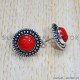 Coral 925 Sterling Silver Earrings (SJWES-399) Coral 925 Sterling Silver Earrings (SJWES-399)