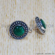 Emerald 925 Sterling Silver Earrings (SJWES-400) Emerald 925 Sterling Silver Earrings (SJWES-400)