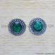 Emerald 925 Sterling Silver Earrings (SJWES-400) Emerald 925 Sterling Silver Earrings (SJWES-400)
