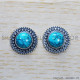 Turquoise 925 Sterling Silver Earrings (SJWES-402) Turquoise 925 Sterling Silver Earrings (SJWES-402)