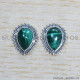 Malachite 925 Sterling Silver Earrings (SJWES-406)