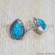 Turquoise 925 Sterling Silver Earrings (SJWES-408) Turquoise 925 Sterling Silver Earrings (SJWES-408)