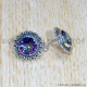 Mystic Topaz 925 Sterling Silver Earrings (SJWES-416) Mystic Topaz 925 Sterling Silver Earrings (SJWES-416)