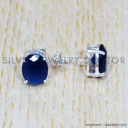 Sapphire 925 Sterling Silver Earrings (SJWES-426) Sapphire 925 Sterling Silver Earrings (SJWES-426)