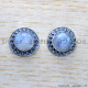 Rainbow Moonstone 925 Sterling Silver Earrings (SJWES-431) Rainbow Moonstone 925 Sterling Silver Earrings (SJWES-431)