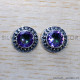 Mystic Topaz 925 Sterling Silver Earrings (SJWES-441) Mystic Topaz 925 Sterling Silver Earrings (SJWES-441)