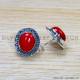 Coral 925 Sterling Silver Earrings (SJWES-444)
