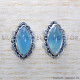 Blue Chalcedony 925 Sterling Silver Earrings (SJWES-452) Blue Chalcedony 925 Sterling Silver Earrings (SJWES-452)