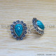 Turquoise 925 Sterling Silver Earrings (SJWES-462) Turquoise 925 Sterling Silver Earrings (SJWES-462)