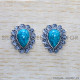 Turquoise 925 Sterling Silver Earrings (SJWES-462) Turquoise 925 Sterling Silver Earrings (SJWES-462)