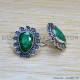 Emerald 925 Sterling Silver Earrings (SJWES-463) Emerald 925 Sterling Silver Earrings (SJWES-463)