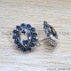 Crystal 925 Sterling Silver Earrings (SJWES-466) Crystal 925 Sterling Silver Earrings (SJWES-466)