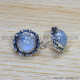 Rainbow Moonstone 925 Sterling Silver Earrings (SJWES-468) Rainbow Moonstone 925 Sterling Silver Earrings (SJWES-468)