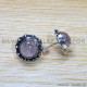 Rose Quartz 925 Sterling Silver Earrings (SJWES-472) Rose Quartz 925 Sterling Silver Earrings (SJWES-472)