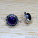 Amethyst 925 Sterling Silver Earrings (SJWES-473) Amethyst 925 Sterling Silver Earrings (SJWES-473)